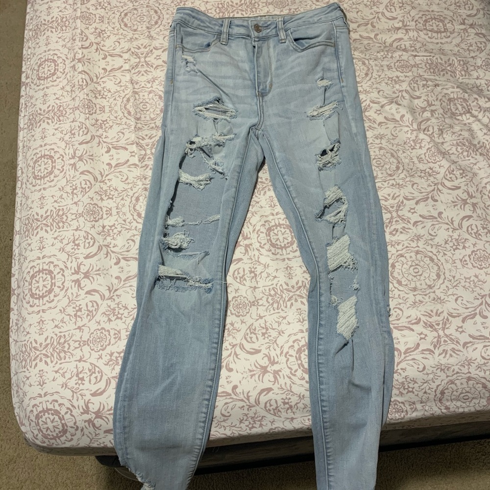 American eagle next level stretch skinny jeans